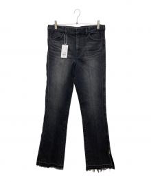 TOGA ARCHIVES（トーガアーカイブス）の古着「サイドジップ セミフレアデニムパンツ」｜ブラック