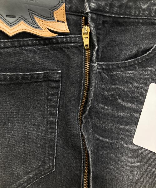 TOGA ARCHIVES（トーガアーカイブス）TOGA ARCHIVES (トーガアーカイブス) サイドジップ セミフレアデニムパンツ ブラック サイズ:Lの古着・服飾アイテム