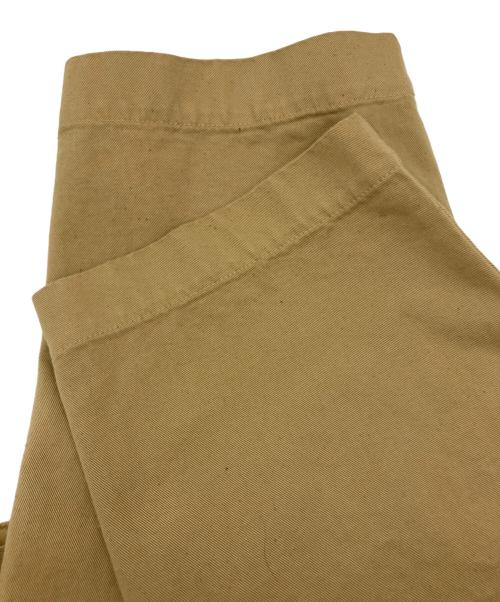 OUTIL（ウティ）OUTIL (ウティ) PANTALON MAGLIOC タックワイドチノ トラウザーパンツ ベージュの古着・服飾アイテム