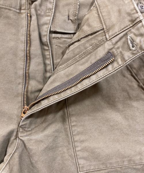 CLOTH&CROSS（クロスアンドクロス）CLOTH&CROSS (クロスアンドクロス) ベイカーパンツ オリーブ サイズ:1の古着・服飾アイテム