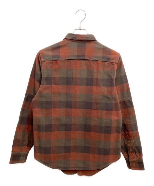 freewheelers（フリーホイーラーズ）freewheelers (フリーホイーラーズ) Mechanic Shirts”Baldy Gus” ブラウン サイズ:15の古着・服飾アイテム