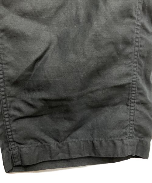 TapWater（タップウォーター）TapWater (タップウォーター) Cotton Linen Back Sateen Military Trousers ブラック サイズ:36の古着・服飾アイテム