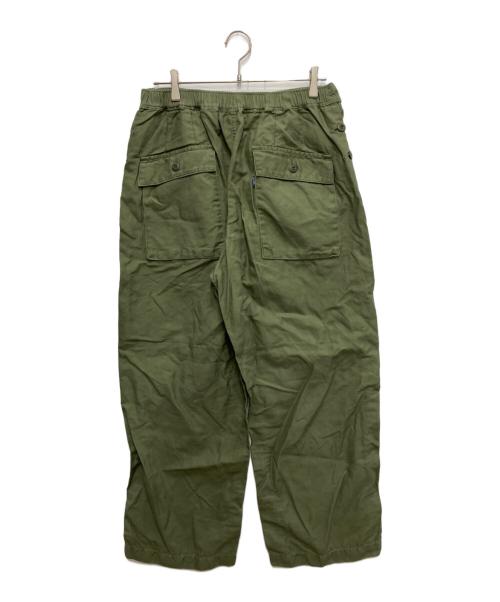 TapWater（タップウォーター）TapWater (タップウォーター) Cotton Linen Back Sateen Military Trousers/コットンリネンバックサテンミリタリートラウザー カーキ サイズ:36の古着・服飾アイテム