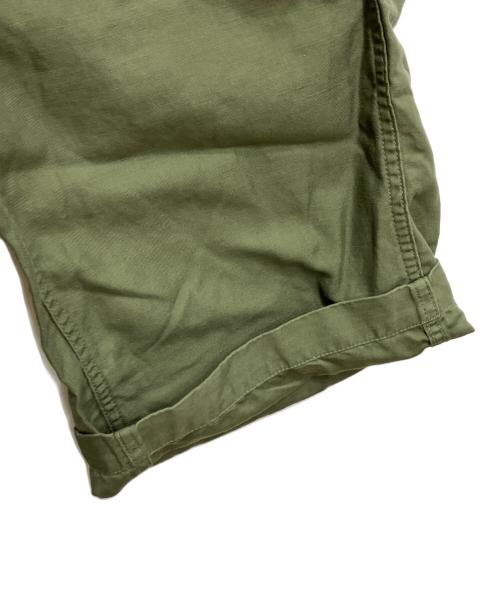 TapWater（タップウォーター）TapWater (タップウォーター) Cotton Linen Back Sateen Military Trousers/コットンリネンバックサテンミリタリートラウザー カーキ サイズ:36の古着・服飾アイテム