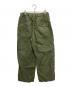 TapWater (タップウォーター) Cotton Linen Back Sateen Military Trousers/コットンリネンバックサテンミリタリートラウザー カーキ サイズ:36：12000円