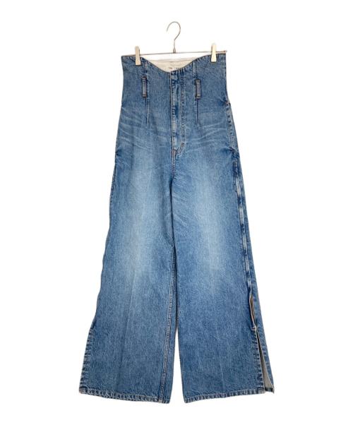 TOGA TOO（トーガ・トゥ）TOGA TOO (トーガ・トゥ) High waist denim pants／ハイウエストデニムパンツ インディゴ サイズ:Sの古着・服飾アイテム