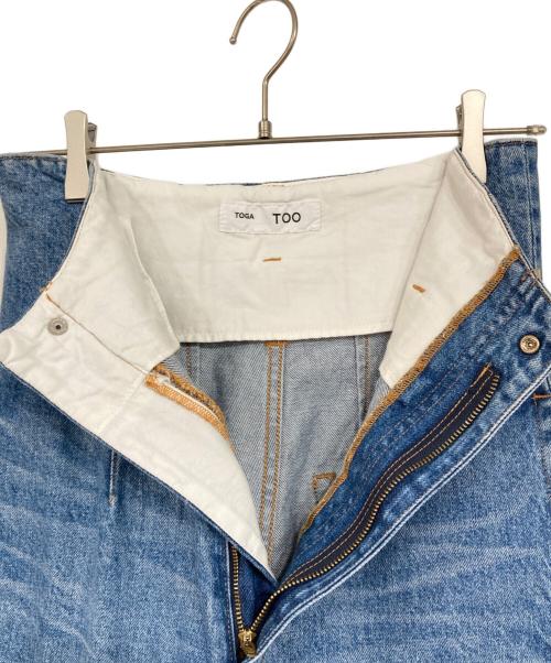 TOGA TOO（トーガ・トゥ）TOGA TOO (トーガ・トゥ) High waist denim pants／ハイウエストデニムパンツ インディゴ サイズ:Sの古着・服飾アイテム