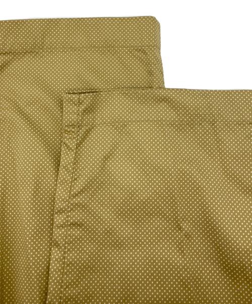 homspun（ホームスパン）homspun (ホームスパン) コットンウエザー高密度クロスパンツ　	水玉柄ベイカーパンツ ベージュ サイズ:Mの古着・服飾アイテム