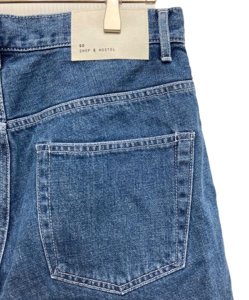 SO NAKAMEGURO（ソウ ナカメグロ）SO NAKAMEGURO (ソウ ナカメグロ) デニムショーツ インディゴ サイズ:3の古着・服飾アイテム
