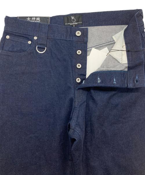 女神織DENIMES BY VIRGOWEARWORKS（メガミオリ）女神織DENIMES BY VIRGOWEARWORKS (メガミオリ) 90S FAT デニム インディゴ サイズ:2 未使用品の古着・服飾アイテム