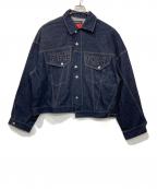 FUMITO GANRYU Red LABEL×PHENOMENONフミトガンリュウ×フェノメノン）の古着「アシンメトリーデニムジャケット」｜インディゴ