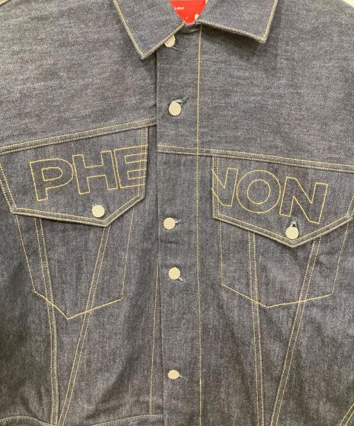 FUMITO GANRYU Red LABEL（フミトガンリュウ）FUMITO GANRYU Red LABEL (フミトガンリュウ) PHENOMENON (フェノメノン) アシンメトリーデニムジャケット インディゴ サイズ:記載なしの古着・服飾アイテム
