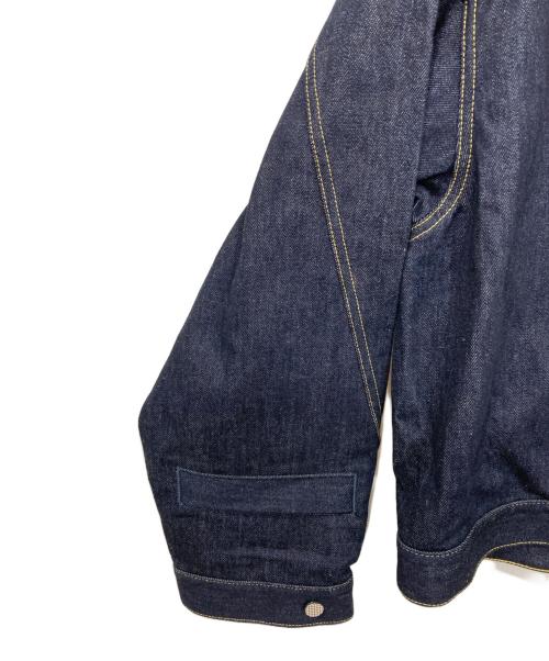 FUMITO GANRYU Red LABEL（フミトガンリュウ）FUMITO GANRYU Red LABEL (フミトガンリュウ) PHENOMENON (フェノメノン) アシンメトリーデニムジャケット インディゴ サイズ:記載なしの古着・服飾アイテム