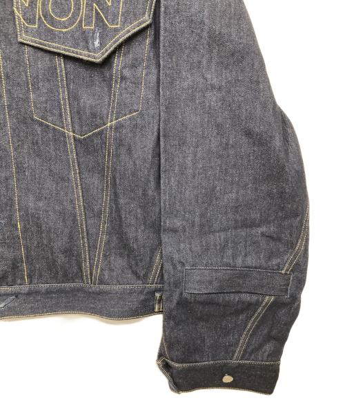 FUMITO GANRYU Red LABEL（フミトガンリュウ）FUMITO GANRYU Red LABEL (フミトガンリュウ) PHENOMENON (フェノメノン) アシンメトリーデニムジャケット インディゴ サイズ:記載なしの古着・服飾アイテム