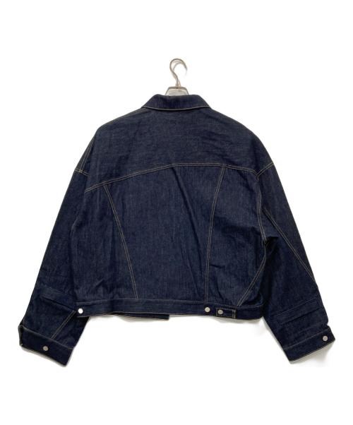 FUMITO GANRYU Red LABEL（フミトガンリュウ）FUMITO GANRYU Red LABEL (フミトガンリュウ) PHENOMENON (フェノメノン) アシンメトリーデニムジャケット インディゴ サイズ:記載なしの古着・服飾アイテム