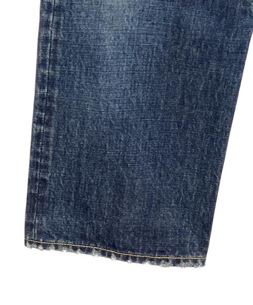 FUMITO GANRYU（フミトガンリュウ）FUMITO GANRYU (フミトガンリュウ) DAMAGED SARROUEL DENIM PANTS インディゴ サイズ:不明の古着・服飾アイテム