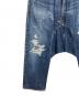 中古・古着 FUMITO GANRYU (フミトガンリュウ) DAMAGED SARROUEL DENIM PANTS インディゴ サイズ:不明：10000円