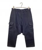FUMITO GANRYUフミトガンリュウ）の古着「サルエルカーゴパンツ」｜ネイビー