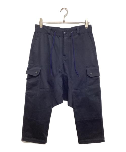 FUMITO GANRYU（フミトガンリュウ）FUMITO GANRYU (フミトガンリュウ) サルエルカーゴパンツ ネイビー サイズ:不明の古着・服飾アイテム