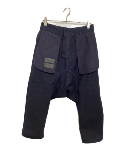 FUMITO GANRYU（フミトガンリュウ）FUMITO GANRYU (フミトガンリュウ) サルエルカーゴパンツ ネイビー サイズ:不明の古着・服飾アイテム