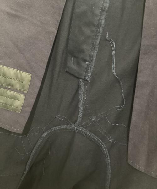 FUMITO GANRYU（フミトガンリュウ）FUMITO GANRYU (フミトガンリュウ) サルエルカーゴパンツ ネイビー サイズ:不明の古着・服飾アイテム