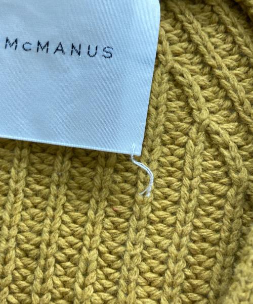 MARIA MCMANUS（マリアマクマナス）MARIA McMANUS (マリアマクマナス) COCOON SPLIT SLEEVE カーディガン マスタード サイズ:XSの古着・服飾アイテム