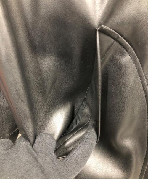 MACPHEE（マカフィー）MACPHEE (マカフィー) レザーライク カバーオール ブラック サイズ:36 未使用品の古着・服飾アイテム