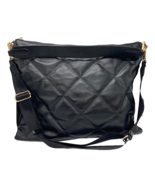 COCOCELUX GOLD（ココセリュックスゴールド）COCOCELUX GOLD (ココセリュックスゴールド) ダイヤモンドレザーワンハンドル3WAYバッグL ブラックの古着・服飾アイテム