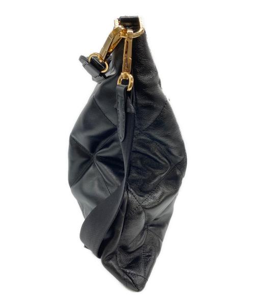 COCOCELUX GOLD（ココセリュックスゴールド）COCOCELUX GOLD (ココセリュックスゴールド) ダイヤモンドレザーワンハンドル3WAYバッグL ブラックの古着・服飾アイテム