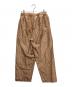 iroiro (イロイロ) Gingham Check Thai Silk Meditation Pants ブラウン サイズ:M：8000円