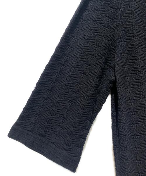 CHANEL（シャネル）CHANEL (シャネル) ココボタンニットワンピース ブラック サイズ:40の古着・服飾アイテム