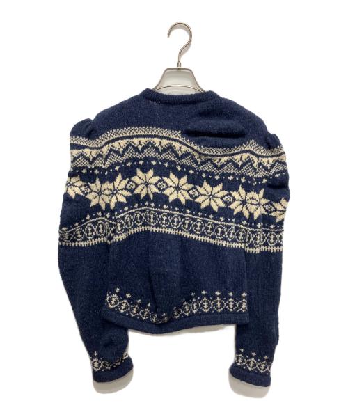 pillings by ryotamurakami（ピリングス バイ リョウタムラカミ）pillings by ryotamurakami (ピリングス バイ リョウタムラカミ) Ron Herman (ロンハーマン) ノルディックニットカーディガン ネイビー サイズ:FREEの古着・服飾アイテム