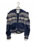 pillings by ryotamurakami（ピリングス バイ リョウタムラカミ）の古着「ノルディックニットカーディガン」｜ネイビー