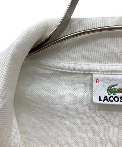 LACOSTE（ラコステ）LACOSTE (ラコステ) ポロシャツ アイボリー サイズ:6の古着・服飾アイテム