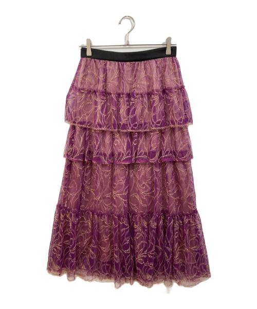 DEPAREILLE（デパリエ）DEPAREILLE (デパリエ) スカート パープル サイズ:サイズ表記無しの古着・服飾アイテム