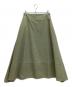 MADISON BLUE（マディソンブルー）の古着「MI-MOLLET FLARE BACK SATIN SK スカート」｜グリーン