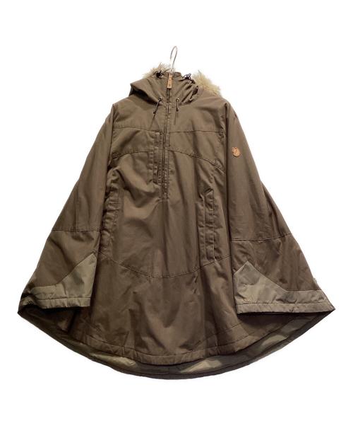 FJALLRAVEN（フェールラーベン）FJALLRAVEN (フェールラーベン) ポンチョ ブラウン サイズ:Sの古着・服飾アイテム