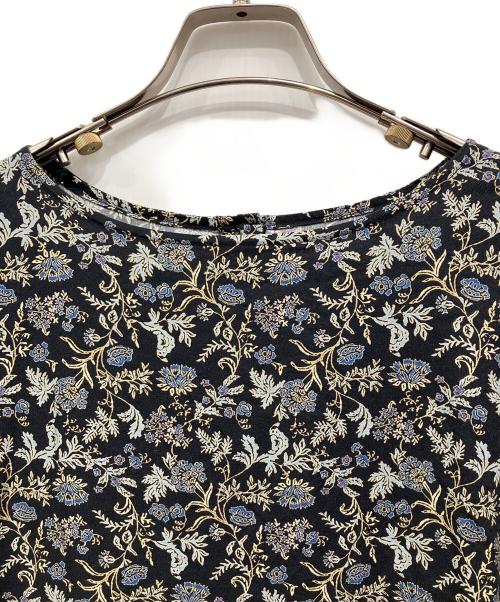 BEARDSLEY（ビアズリー）BEARDSLEY (ビアズリー) サラサプリントワンピース ネイビー サイズ:Freeの古着・服飾アイテム