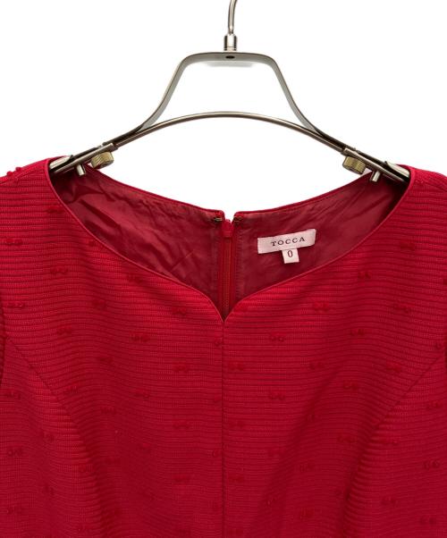 TOCCA（トッカ）TOCCA (トッカ) SERENITY ドレス レッドの古着・服飾アイテム