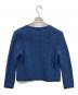 theory (セオリー) ミックスツイードノーカラージャケット ブルー サイズ:Ｓ：5000円