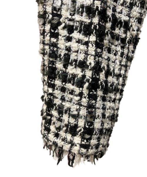 theory luxe（セオリーリュクス）theory luxe (セオリーリュクス) BODY/GLOW TWEED FABRIC/WAG ツイードコート ブラック サイズ:38の古着・服飾アイテム