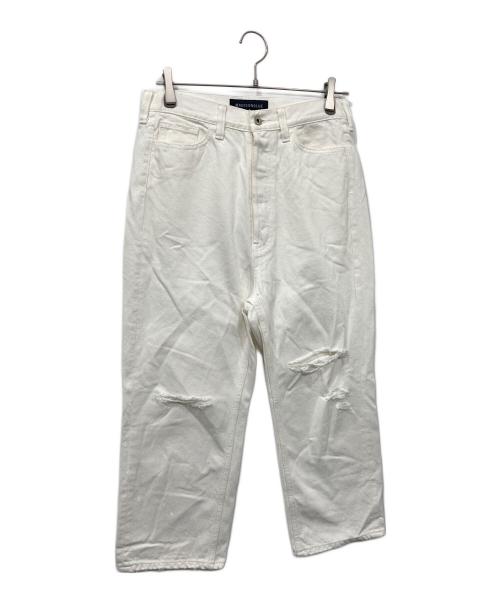 MADISON BLUE（マディソンブルー）MADISON BLUE (マディソンブルー) CRASHED SAROUEL PT DENIM ホワイト サイズ:00(XS)の古着・服飾アイテム