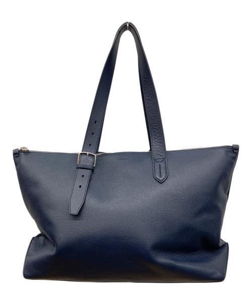 BALLY（バリー）BALLY (バリー) レザートートバッグ　	CRIMEY.O BOVINE GRAINED ネイビーの古着・服飾アイテム