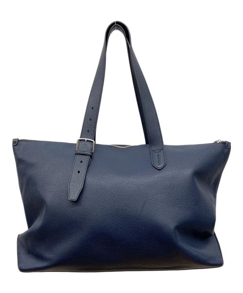 BALLY（バリー）BALLY (バリー) レザートートバッグ　	CRIMEY.O BOVINE GRAINED ネイビーの古着・服飾アイテム