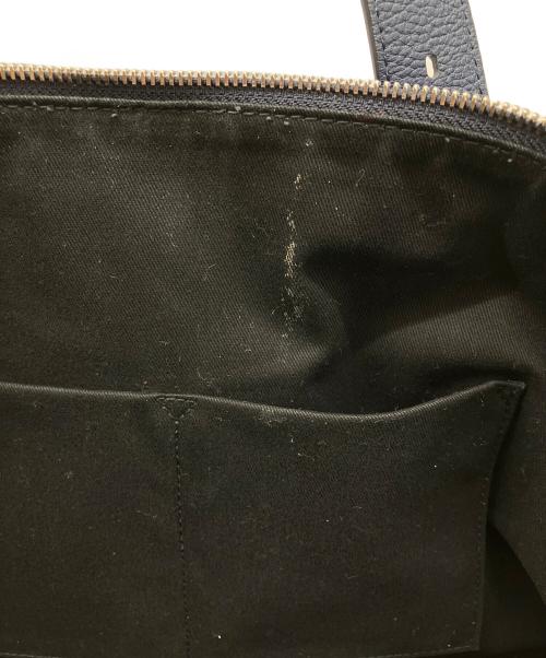 BALLY（バリー）BALLY (バリー) レザートートバッグ　	CRIMEY.O BOVINE GRAINED ネイビーの古着・服飾アイテム