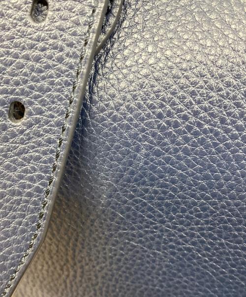 BALLY（バリー）BALLY (バリー) レザートートバッグ　	CRIMEY.O BOVINE GRAINED ネイビーの古着・服飾アイテム