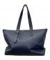 BALLY（バリー）の古着「レザートートバッグ　	CRIMEY.O BOVINE GRAINED」｜ネイビー