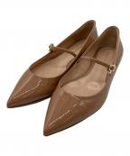 Gianvito Rossiジャンヴィト ロッシ）の古着「ポインテッドトゥパンプス」｜ベージュ