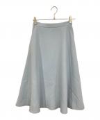 Aveniretoileアベニールエトワール）の古着「セラテリーダブルクロスフレアスカート」｜ブルー