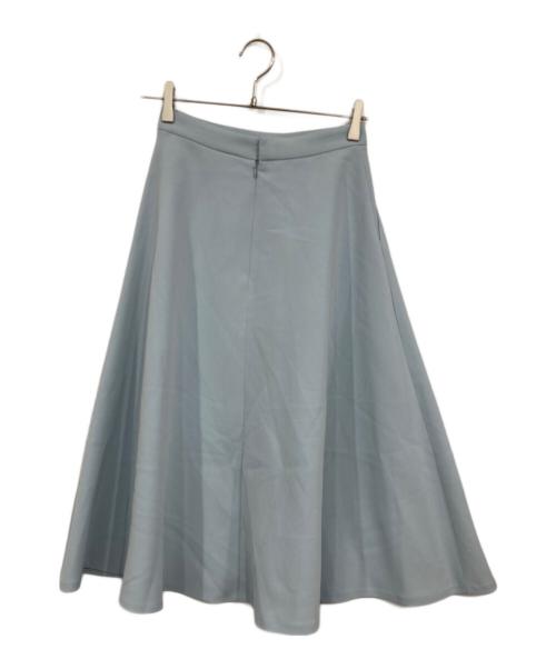 Aveniretoile（アベニールエトワール）Aveniretoile (アベニールエトワール) セラテリーダブルクロスフレアスカート ブルー サイズ:36の古着・服飾アイテム